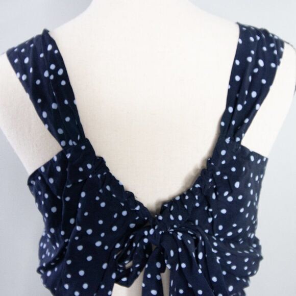 loft jumpsuit polka dot tie back - Picture 12 of 13
